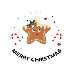 christmas gingerbread cookies, gingerbread cookies, christmas cookies, illustration with christmas cookies