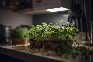 cellar with herbs