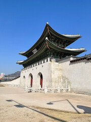 Naklejka premium Gwanghwamun gate in seoul
