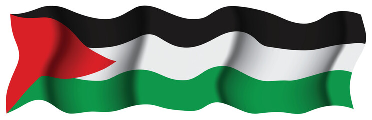 Palestine flag vector
