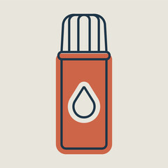 Whipped cream aerosol can vector icon