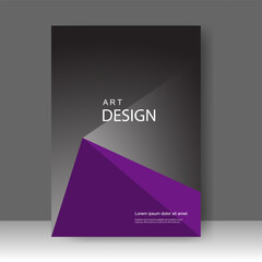 Book cover design modern. Annual report. Brochure template, Poster, catalog. Simple Flyer promotion. magazine. Vector illustration