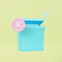 Trash 3D Icon