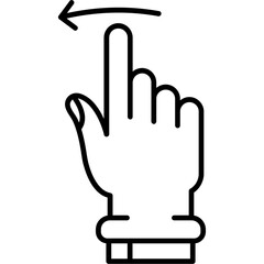Swipe Left Icon