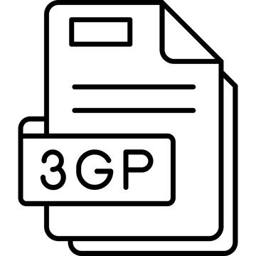 3gp File Format Icon