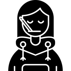 Sick Teenage Girl Icon
