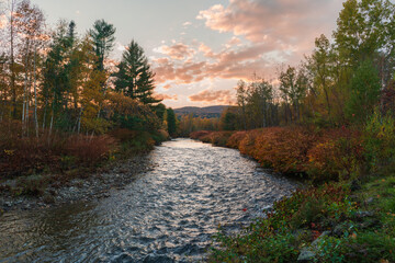 fall autumn in vermont 