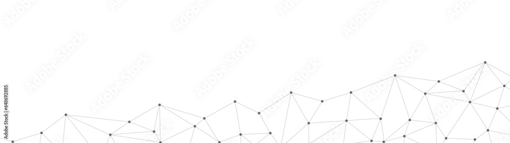 Poster Abstract technology background. Plexus mesh backdrop. Vector
