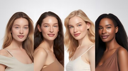 Fototapeta premium Captivating Beauty Makeup Skin Care Hair care beauty photos