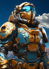 Futuristic fighter shield