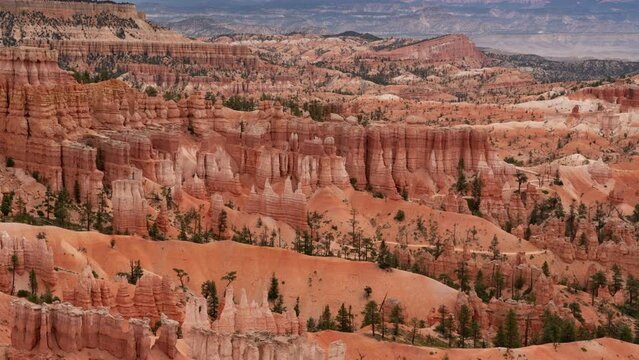 Bryce Canyon Amphitheater Queens Garden Trail Trail Telephoto Tilt Up Utah USA