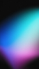 Vertical background grainy blue purple gradient glowing abstract shape black noise texture backdrop design