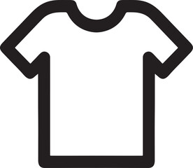 Stylish T-shirt Graphic - The Perfect Wearable Icon. Cool Flat Style T-shirt Icon.