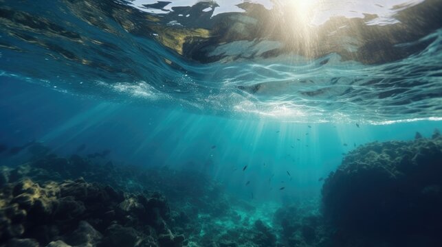 Underwater sea