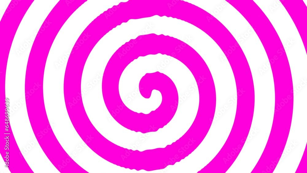 Poster abstract background for intro or end screensaver in the form of a colored hypnotic spiral. rendering