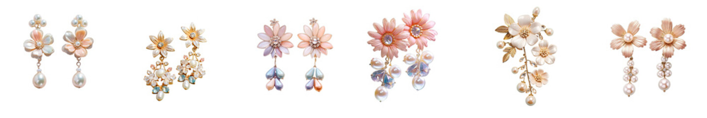 Png Set A pearl earring transparent background