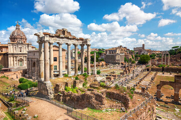 Roman Forum in Rome - obrazy, fototapety, plakaty