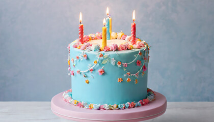 Delicious birthday cake