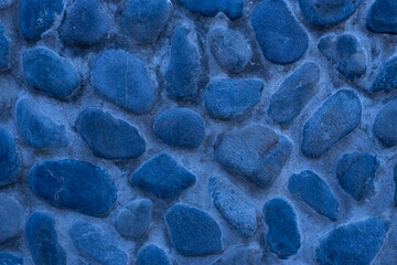 background texture of stones various shades of blue