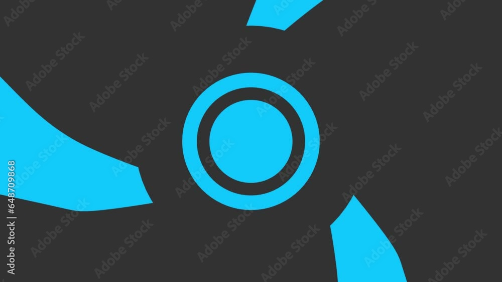 Poster gray blue circular abstract background for intro or ending screensaver. rendering animation.
