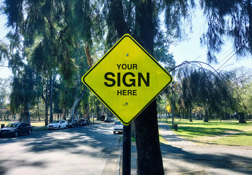 Traffic Sign Mockup 02