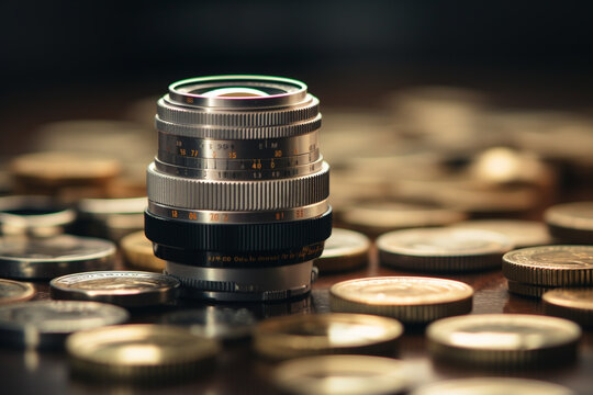 Overflowing Pile Of Coins Sits Atop A Table, Cutting Unnecessary Expenses And Wisely Managing Personal Finances To Save Money And Achieve Financial Goals