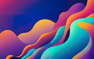 Abstract Gradient Textures background with Generative AI.