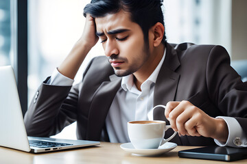 businessman working in office