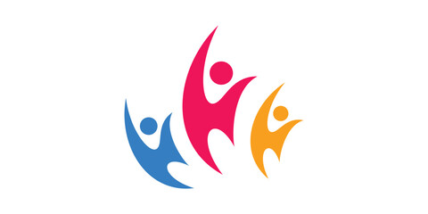 logo design inspiration for people, teamwork, groups, success