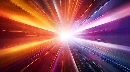 Modern Colorful light tunnel background. 8k resolution. Best for wide banner, poster, header website, social media, editing video, background presentation, promotion and more