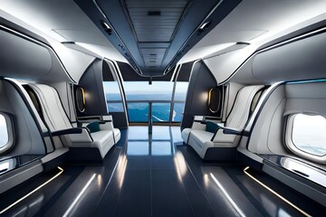 interior of a plane 