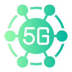 infrastructure gradient icon