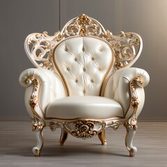Cream Royal Chair.