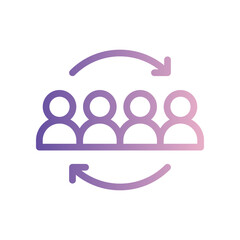 synergy gradient icon