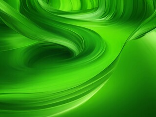 Abstract Fluid green wallpaper background, Generative AI