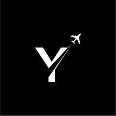 Y airplane Logo