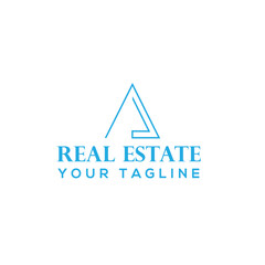 Real estate logo concept