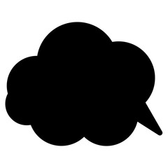 speech bubble, thingking, communication icon