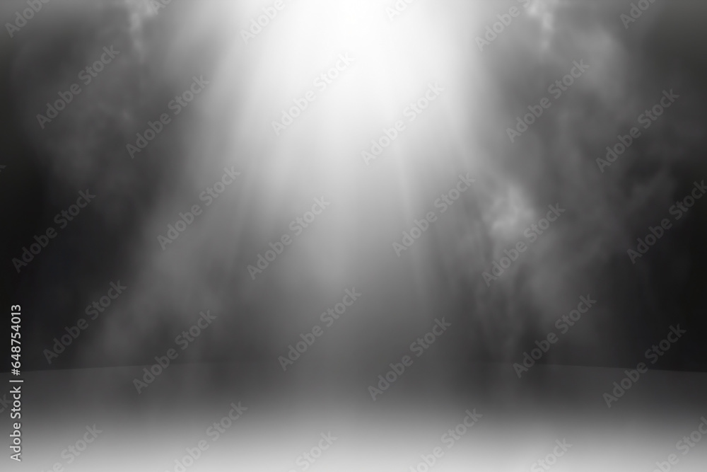 Aufkleber lights flares background with smoke fog glow light bright for overlay spot light background for desi