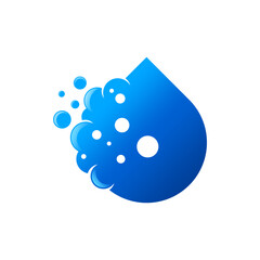 Water Splash Logo Label Icon and Design Elements