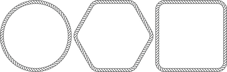 Sett icon rope frame