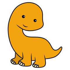 baby brontosaurus cartoon © Farra