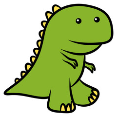 baby dinosaur. stegosaurus cartoon