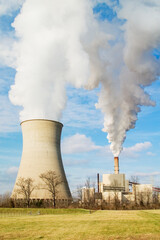 Emissions from a Coal Burning Power plant in rural America