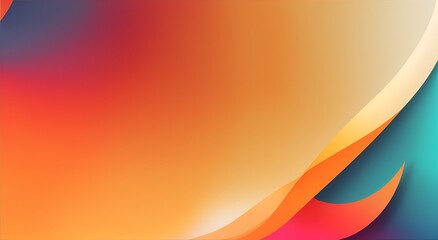 Abstract Colorfull Gradient Smooth Wave Motion Background