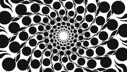 Abstract background illustration with black tones. Perfect for magazine backgrounds, posters, websites, book covers