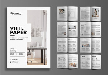 Corporate White Paper Design Template