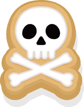 recommend clip art: 頭蓋骨（クッキーver.）