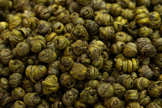 Dried dendrobium background, Chinese traditional herbal medicine