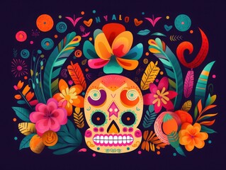 Colourful design for Mexican holiday Chinco de Mayo, Generative AI 